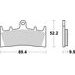 BRZDOVÉ DESTIČKY BREMBO 07SU19SR
