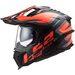 LS2 MX701 EXPLORER ALTER MATT BLACK FLUO ORANGE - ENDURO MOTO PŘILBY - PRO MOTORKÁŘE