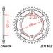 ŘETĚZOVÁ SADA EK - STŘÍBRNÝ ŘETĚZ 530 SRX, X-KROUŽEK, KOLEČKO JT, ROZETA JT PRO YAMAHA XJ 600 / 51J / 3KM / 3KN 1984-1990