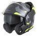 PŘEKLOPNÁ HELMA NA MOTORKU MULTIFLIP KORP, CASSIDA (ČERNÁ MATNÁ/ŽLUTÁ FLUO/ŠEDÁ) 2026