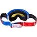 FOX YTH MAIN SKEW GOGGLE SPK - OS, WHITE/RED/BLUE MX22 - MX ENDURO CROSS BRÝLE - PRO MOTORKÁŘE