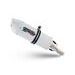 KONCOVKA VÝFUKU SLIP-ON GPR ALBUS Y.157.ALB LESKLÁ BÍLÁ