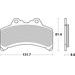 BRZDOVÉ DESTIČKY BREMBO 07YA3108 CC ROAD