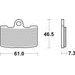BRZDOVÉ DESTIČKY BREMBO 07HD19SA