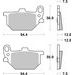 BRZDOVÉ DESTIČKY BREMBO 07YA0713 CC ROAD