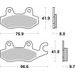 BRZDOVÉ DESTIČKY BREMBO 07YA2008 CC ROAD