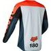 MX DRES FOX 180 TRICE JERSEY GREY/ORANGE MX22 - MX DRESY - PRO MOTORKÁŘE