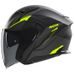 OTEVŘENÁ HELMA SE SLUNEČNÍ CLONOU NOX N130 MYST FLUO