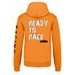 PÁNSKÁ MIKINA S KAPUCÍ A MOTIVEM KTM READY TO RACE 1 - ORANŽOVÁ