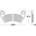 BRZDOVÉ DESTIČKY BREMBO 07PO10SD