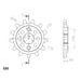 ŘETĚZOVÉ KOLEČKO SUPERSPROX CST-270:13 13 ZUBŮ, 520 - ŘETĚZOVÁ KOLEČKA SUPERSPROX - PRO MOTORKU