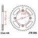 ŘETĚZOVÁ SADA EK - STŘÍBRNÝ ŘETĚZ 428 SHDR, NETĚSNĚNÝ, KOLEČKO JT, ROZETA JT PRO HUSQVARNA TC 85 2018-2024