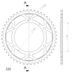 ŘETĚZOVÁ ROZETA SUPERSPROX RFE-1306:48-BLK ČERNÝ 48 ZUBŮ, 530 - ŘETĚZOVÉ ROZETY SUPERSPROX - OCELOVÉ - PRO MOTORKU