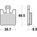 BRZDOVÉ DESTIČKY BREMBO 07SU26SR