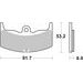 BRZDOVÉ DESTIČKY BREMBO 07HO1406 CC ROAD