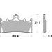 BRZDOVÉ DESTIČKY BREMBO 07SU19SA