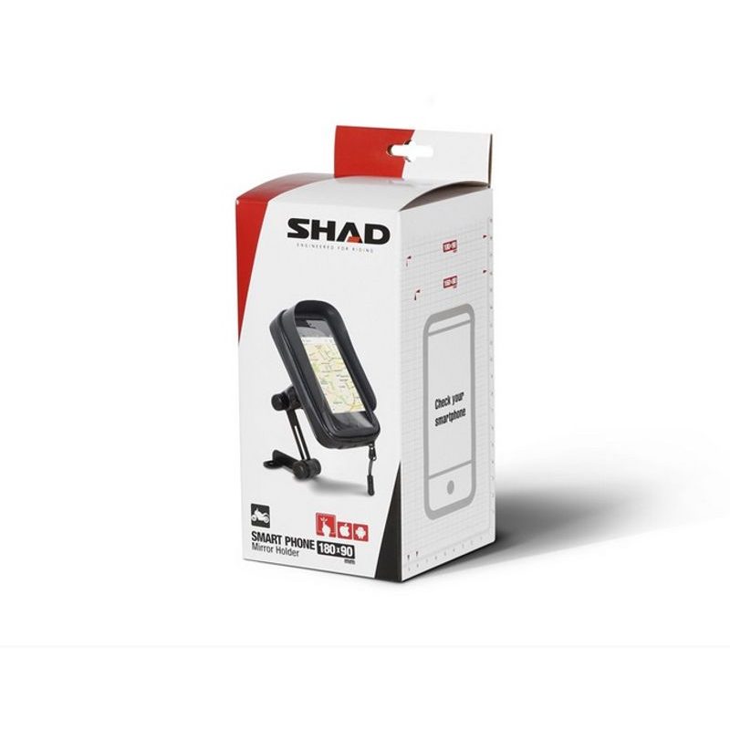Držák na chytré telefony SHAD X0SG70M na zpětné zrcátko 6,6" - SHAD -  Držáky pro telefony a GPS - 1 096 Kč - Motogaráž.cz - Vše pro motorkáře na  jednom místě!