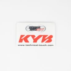 RCU STICKER KYB KYB 170010000401 BY TECHNICAL TOUCH ČERVENÁ