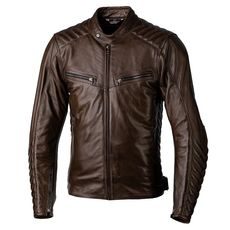 PÁNSKÁ KOŽENÁ BUNDA RST 2988 ROADSTER 3 CE MENS LEATHER JACKET HNĚDÁ