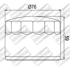 OLEJOVÝ FILTR CHAMPION COF4528 100609125