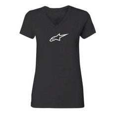 DÁMSKÉ TRIKO ALPINESTARS AGELESS VNECK ČERNÉ