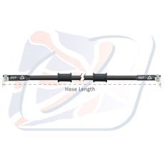 BRZDOVÁ HADICE VENHILL POWERHOSEPLUS 3H1075-SB 1075MM PEVNĚ MODRÁ