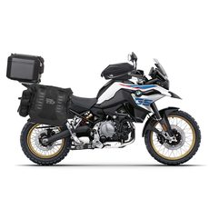 KOMPLETNÍ SADA BOČNÍCH ADVENTURE BRAŠEN SHAD TERRA TR40 A ČERNÉHO HLINÍKOVÉHO 48L TOPCASE, VČETNĚ MONTÁŽNÍ SADY SHAD BMW F750 GS / F850 GS