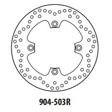 BRZDOVÝ KOTOUČ GOLDFREN 904-503R ZADNÍ 250 MM