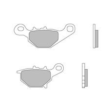 BRZDOVÉ DESTIČKY BREMBO 07SU31SD