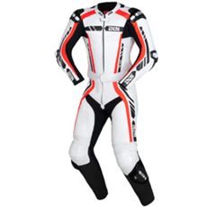 2PCS SPORT SUIT IXS RS-800 1.0 X70020 WHITE-BLACK-RED 50H