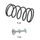 Retainers and springs kit RMS 121858594