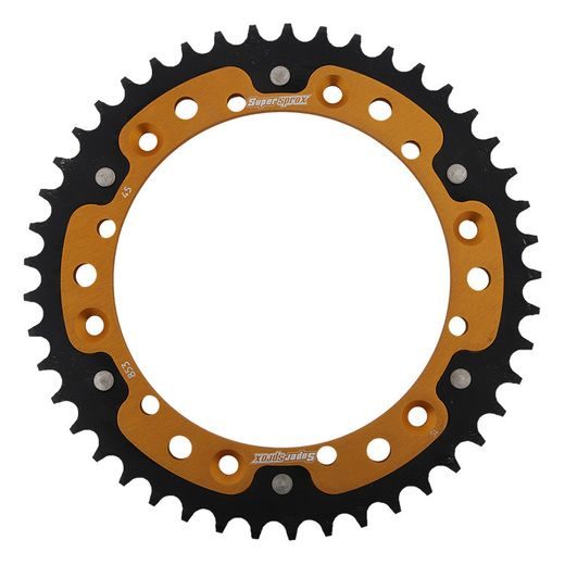 ŘETĚZOVÁ ROZETA SUPERSPROX STEALTH RST-853:45-GLD ZLATÁ 45 ZUBŮ, 520