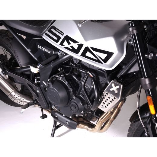 OCHRANNÉ RÁMY MOTORU RDMOTO CF162KD ČERNÁ (VRCHNÍ) PRO BRIXTON CROSSFIRE 500 2022-2025