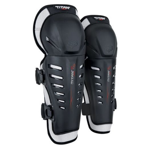 FOX YTH TITAN RACE KNEE/SHIN GUARDS - OS, BLACK MX22