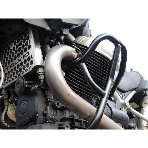 OCHRANNÉ RÁMY MOTORU RDMOTO CF157KD ČERNÁ PRO MOTO GUZZI STELVIO 1200 2008-2016