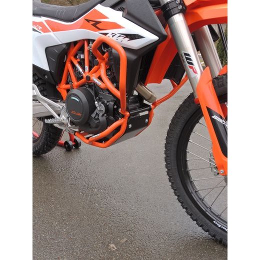 OCHRANNÉ RÁMY MOTORU RDMOTO CF124O ORANŽOVÁ VRCHNÍ A SPODNÍ