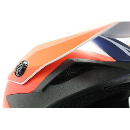 MOTOKROSOVÁ HELMA YOKO SCRAMBLE WHITE / BLUE / FIRE M