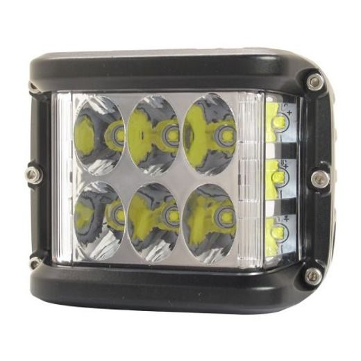 SHARK LED DUAL SIDE SHOOTER, CREE LED, HOMOLOGATION E9, 36W