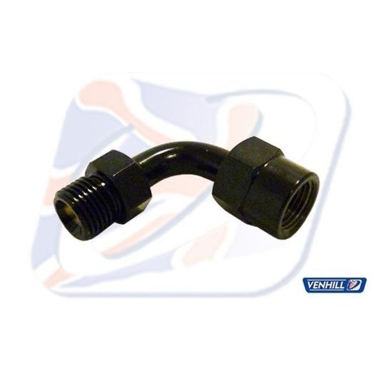 SWIVEL JOINT VENHILL E690/BLACK 90DEG 1/8TH BSP ČERNÝ