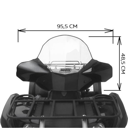 ČELNÍ PLEXI NA ČTYŘKOLKU MOOSE