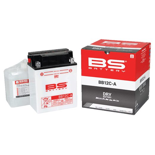 KONVENČNÍ MOTOCYKLOVÁ BATERIE BS-BATTERY BB12C-A VČETNĚ BALENÍ KYSELINY