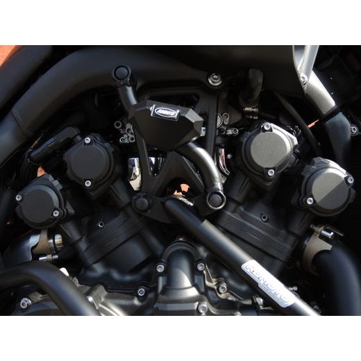OCHRANNÉ RÁMY MOTORU RDMOTO CF117KDSLD MATNÁ ČERNÁ VRCHNÍ PRO YAMAHA V-MAX 1700 2009-2014