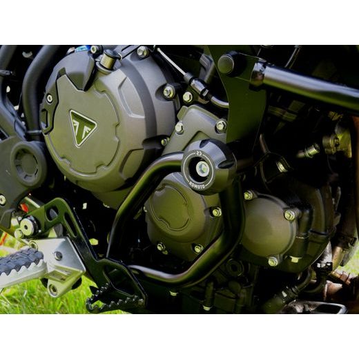 OCHRANNÉ RÁMY MOTORU RDMOTO CF152KD ČERNÁ (SPODNÍ) PRO TRIUMPH TIGER 900 2019-2025