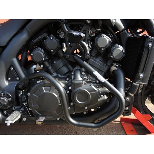 OCHRANNÉ RÁMY MOTORU RDMOTO CF116KD MATNÁ ČERNÁ SNÍŽENÍ PRO YAMAHA V-MAX 1700 2009-2020