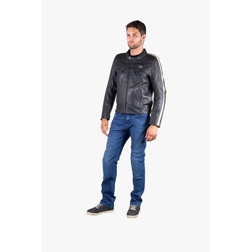 KLASICKÁ BUNDA IXS LD STRIPE X73027 ČERNÝ 62H