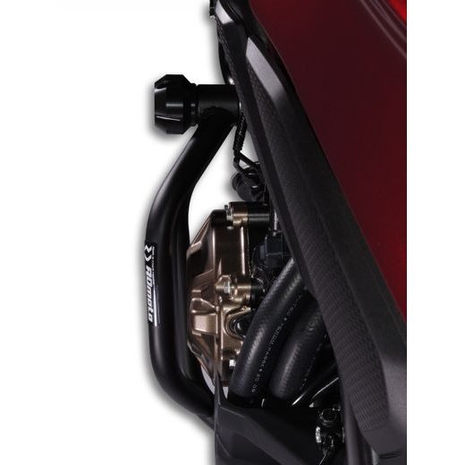 OCHRANNÉ RÁMY MOTORU RDMOTO CF144KDPH01 MATNÁ ČERNÁ PRO HONDA CB 650 R 2019-2023
