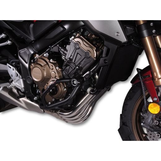 OCHRANNÉ RÁMY MOTORU RDMOTO CF144KDPH01 MATNÁ ČERNÁ PRO HONDA CB 650 R 2019-2023