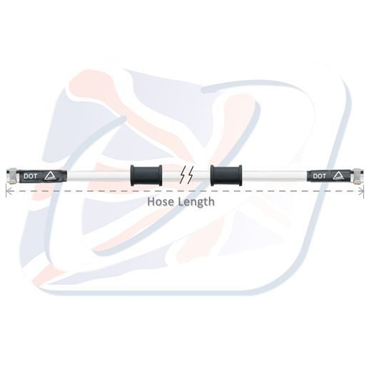 BRZDOVÁ HADICE VENHILL POWERHOSEPLUS 3H1125-WT 1125MM BÍLÁ