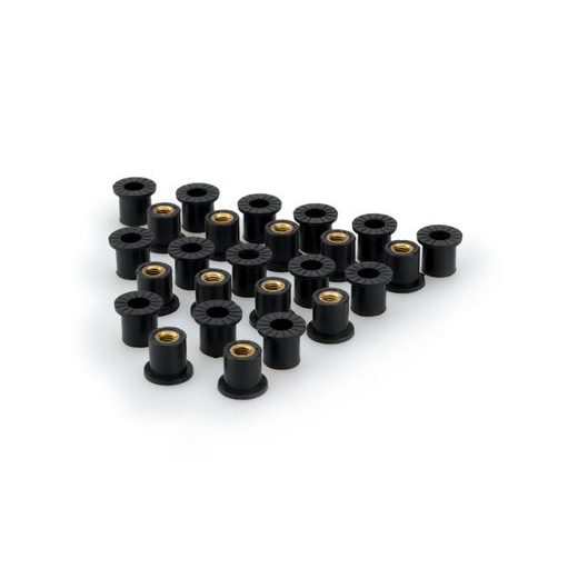 WELLNUTS PUIG 0715N ČERNÝ M6 (25PCS)