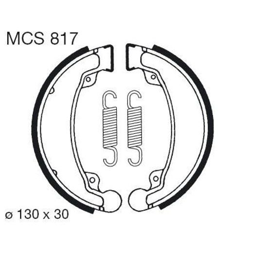 BRZDOVÉ ČELISTI LUCAS MCS 817